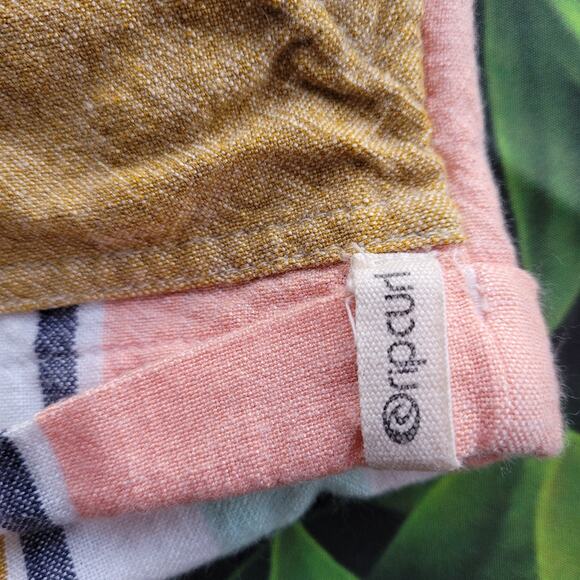 ripcurl Sunsetters Stripe Tied Belt Paperbag Waist Shorts size XS - Picture 3 of 11